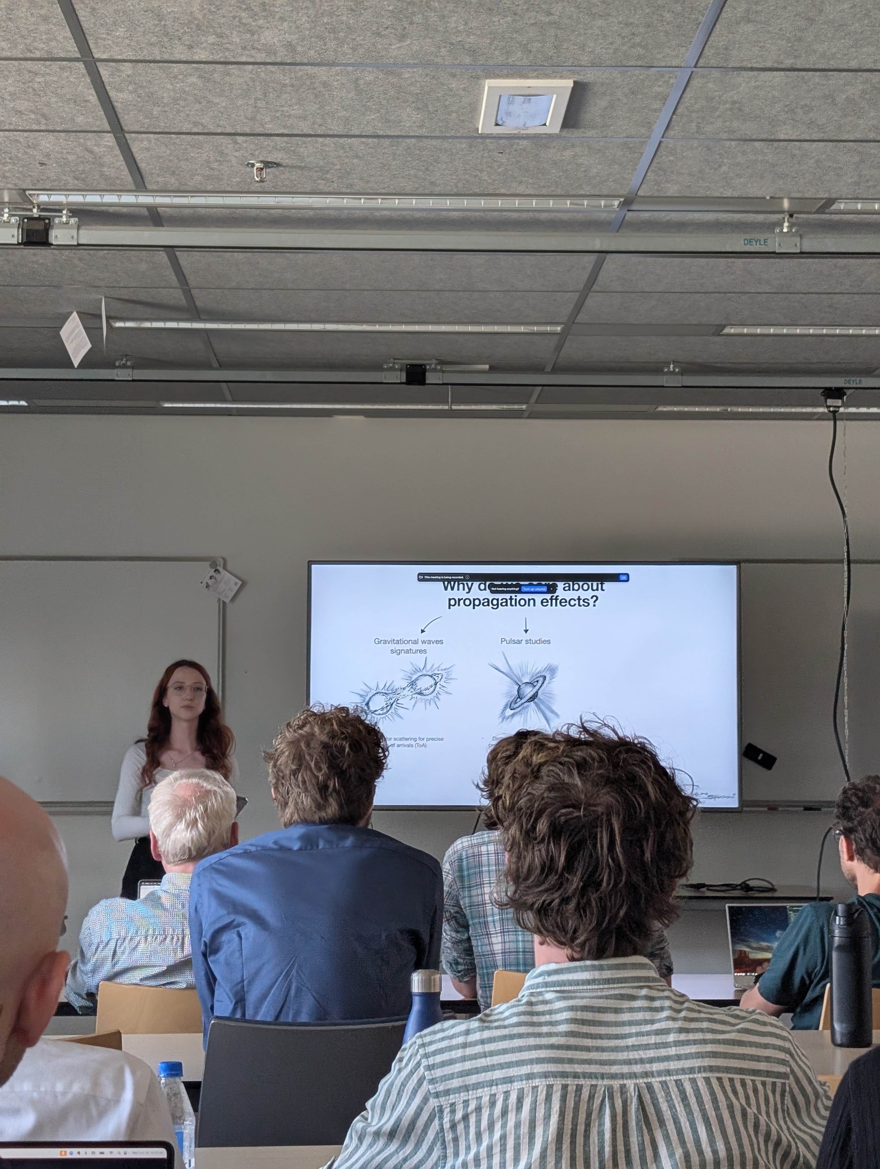 Nina's masters thesis defence